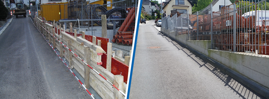 Mauerarbeiten – Schwippert-Bau